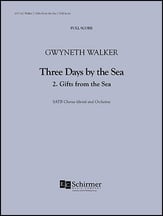Three Days by the Sea: 2. Gifts from the Sea SATB choral sheet music cover